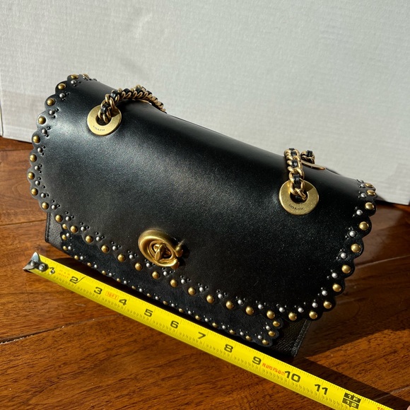 Black leather Coach Bag - Picture 9 of 13